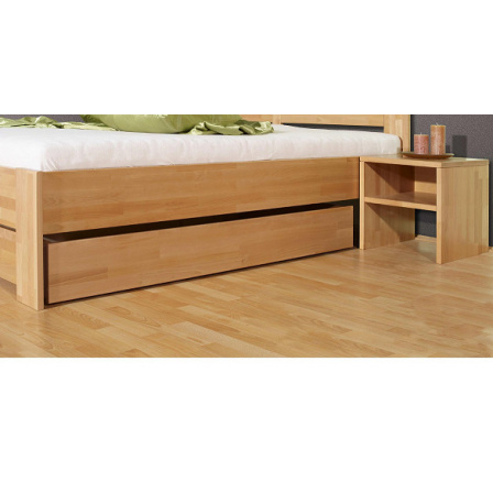 MART ZÁSUVKA pod postel- pod dřevěnou postel 140,160,180 - masiv BUK - kolekce "MI" (K150-Z)