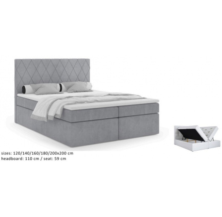 Kontinentální postel Leon 160x200