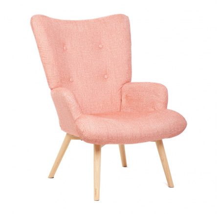 Křeslo MOSS POP v látce růžové 72x73x96cm 882833