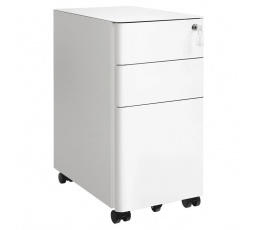 Kancelářský kontejner 30x46x59cm, kov, bílá, AUK-E1130 WT