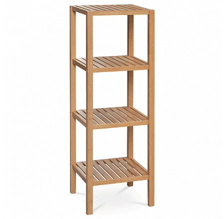 Regál, masiv, hnědá, DR-011-4