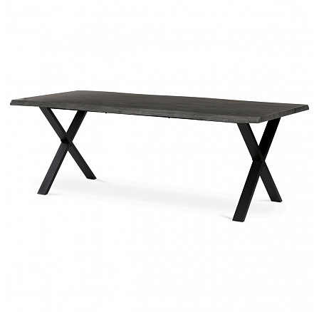 Jídelní stůl 210x100cm, mdf, šedý dub, HT-F4321 GREY
