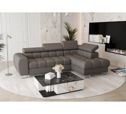 Rohová sedací souprava ASPEN MINI přírodní kůže 260x170 cm - pravá, přírodní kůže - volitelná barva