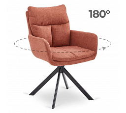 Otočná židle PAUL Červená