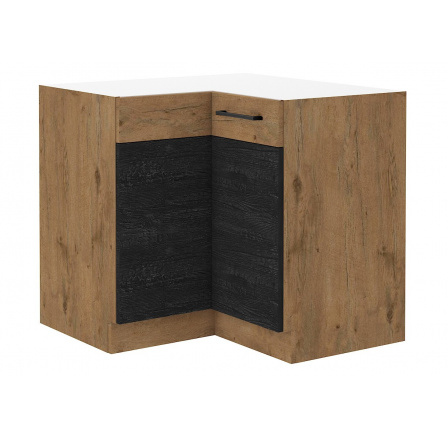Kuchyňská skříňka Vega 90x90 DN 2F dub lancelot/dark wood