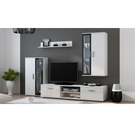 DORA BODY WHITE / FRONT WHITE / BLACK SITODRUK (sklo)