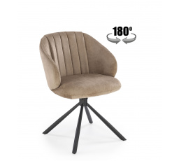 Jídelní otočná židle K533, Cappuccino/Černá