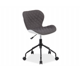 Kancelářské židle RINO, šedá/bílá