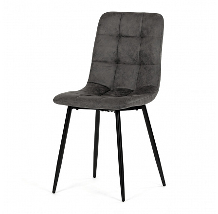 Jídelní židle, černá, látka vintage, CT-281 BK3