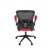 Kancelářská židle, houpací mechanismus, červená, KA-V317 RED