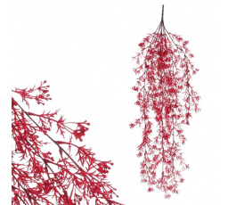 Tráva kvetoucí - umělý převis, barva červená