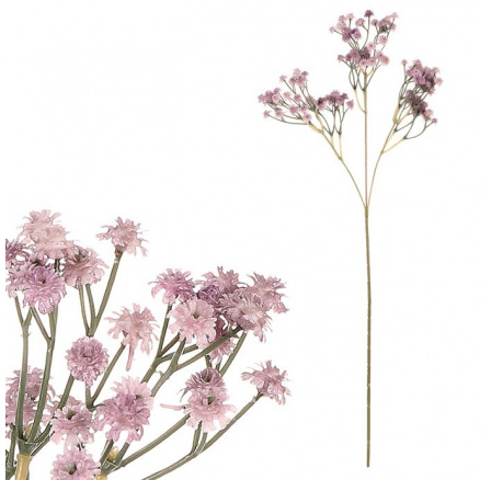 Gypsophila - umělá řezaná, 96 cm, fialová