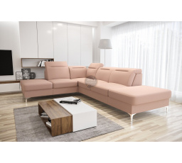 Rohová sedací souprava OSLO 295x220 - levá, růžová