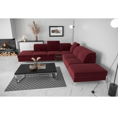 Rohová sedací souprava OSLO MAX 295x295červená , levá Rohová sedací souprava OSLO MAX 295x295červená , levá