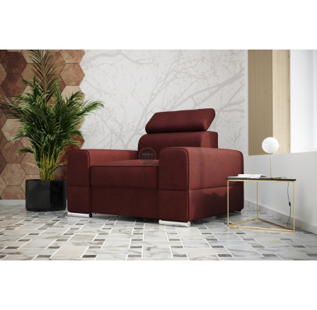 Křeslo ROYAL 114 cm - Odtíny bordové Křeslo ROYAL 114 cm - Odtíny bordové