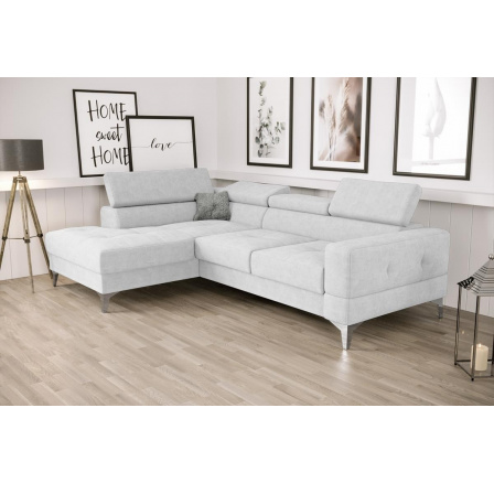 Rohová sedací souprava TOSCANIA MINI s funkcí spaní 170x250 cm - šedá , levá Rohová sedací souprava TOSCANIA MINI s funkcí spaní 170x250 cm - šedá , levá