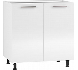 Kuchyňská dolní skřínka VENTO D-80/82, Bílá/Bílý Lesk