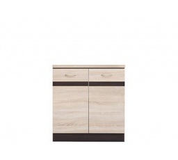 Kuchyňská dolní skříňka  Junona Line D2D/80/82 Wenge/dub sonoma