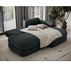 Ripeli Corner Sofa Bed with Storage, Dark Green Velvet, Right-Hand Facing Modullo 35 180x128 Right 1
