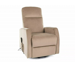 Polohovací křeslo LETO Velvet, Béžový Bluvel 28