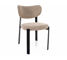 Židle RIN Černá / Béžová 253