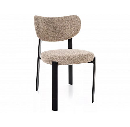 Židle RIN Černá / Béžová 253