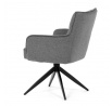 Jídelní židle, šedá, látka, DCH-P3170 GREY2