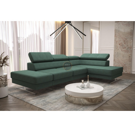 Rohová sedací souprava EMPORIO MINI 300x180 - zelená , pravá Rohová sedací souprava EMPORIO MINI 300x180 - zelená , pravá