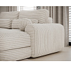 Ripeli Corner Sofa Bed with Storage, White Velvet, Right-Hand Facing Modullo 01 180x128 Right 1
