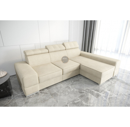 Rohová sedací souprava ROYAL 295×185 - pravá, béžová Rohová sedací souprava ROYAL 295×185 - pravá, béžová