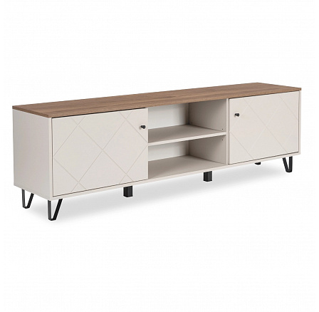 TV skříňka BACARDI 183 cm Kašmír/Dub Castello TV skříňka BACARDI 183 cm Kašmír/Dub Castello