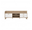 Tv komoda Iker 717, jackson hickory/bílá