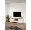 Tv komoda Nerea 315, jackson hickory/bílý lesk