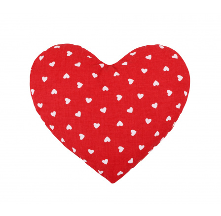 Polštářek srdíčka červená Polštářek srdíčka červená