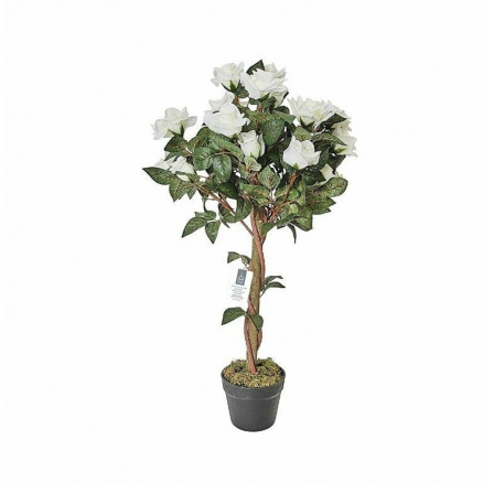 Umělá rostlina Růže 90 cm v květináči