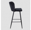Hocker HANA REDUCIDO velur černý 44x52x89 cm 708503