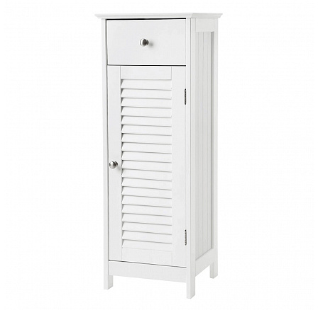 Koupelnová skříňka 32x30x87cm, mdf, bílá, AUK-E1143 WT Koupelnová skříňka 32x30x87cm, mdf, bílá, AUK-E1143 WT
