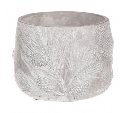 Obal betonový - vzor borovice, barva stříbrná