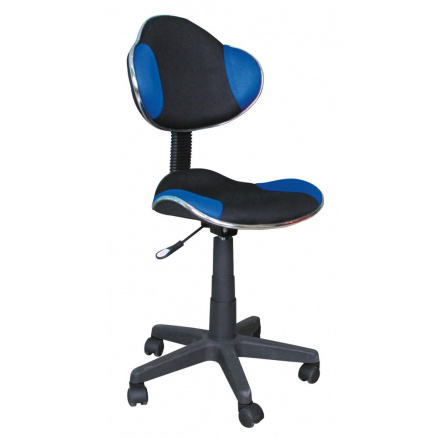 Dětská židle Q-G2 černá/modrá