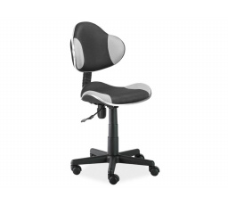 Q-G2 - kancelářská židle (dětská) šedá/černá (OBRQG2SZC) kolekce "S" (K150-Z) (S)