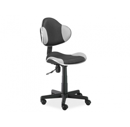 Q-G2 - kancelářská židle (dětská) šedá/černá (OBRQG2SZC) kolekce "S" (K150-Z) (S)