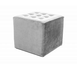 Taburet LORI VELVET, Světle šedý Bluvel 03