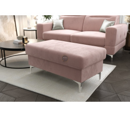 Taburet s úložným prostorem MALIBU 100x55 cm - Odtíny Růžové