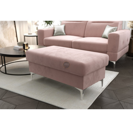 Taburet s úložným prostorem MALIBU 100x55 cm - Odtíny Růžové