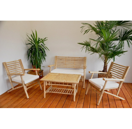 Souprava Haiphong - přírodní bambus 