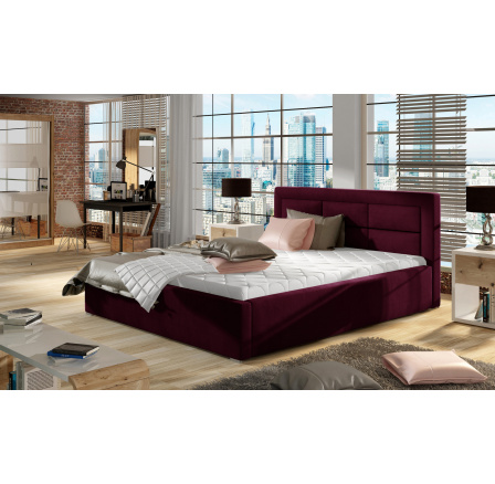 Rosano 140x200 + Dřevěný rošt. Mat Velvet 68 0