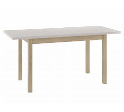 Jídelní stůl  ADAM 125 Kašmír / Dub CREMONA TORRO