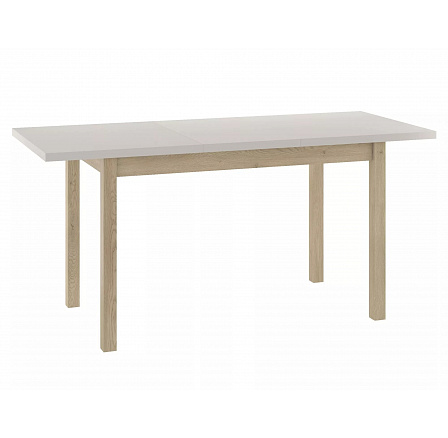 Jídelní stůl  ADAM 125 Kašmír / Dub CREMONA TORRO