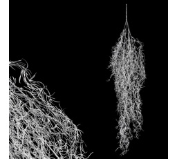 Drátovec - umělý převis, barva stříbrná