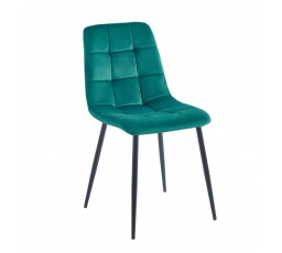 Židle velvet zelená K11-FX
